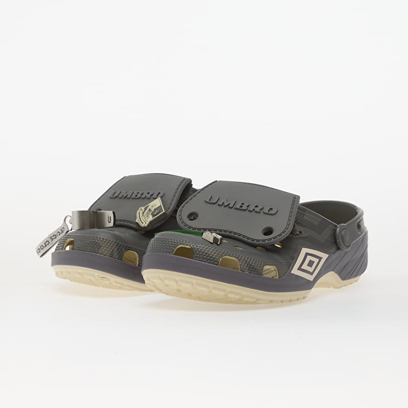 Crocs x Umbro Classic Clog Bone/ Slate Grey | Footshop