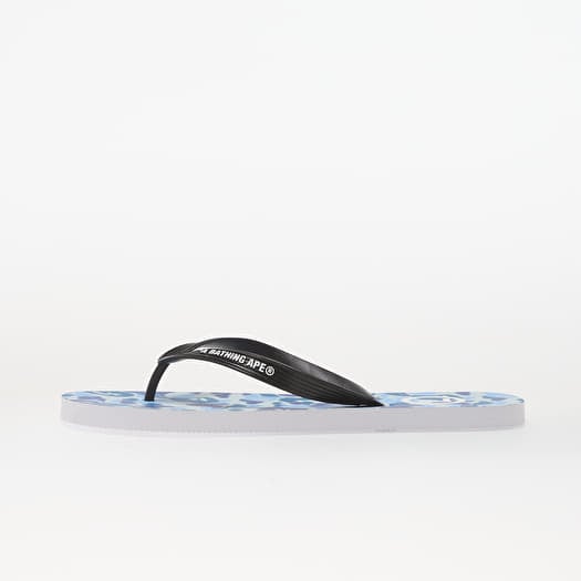 A BATHING APE Abc Camo Beach Sandals M Blue