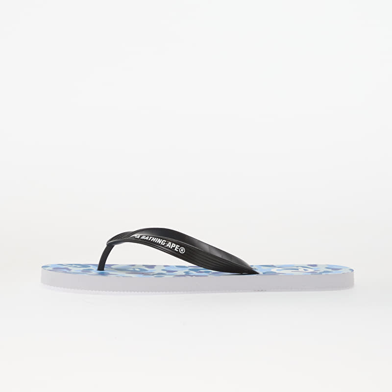A BATHING APE Abc Camo Beach Sandals M Blue