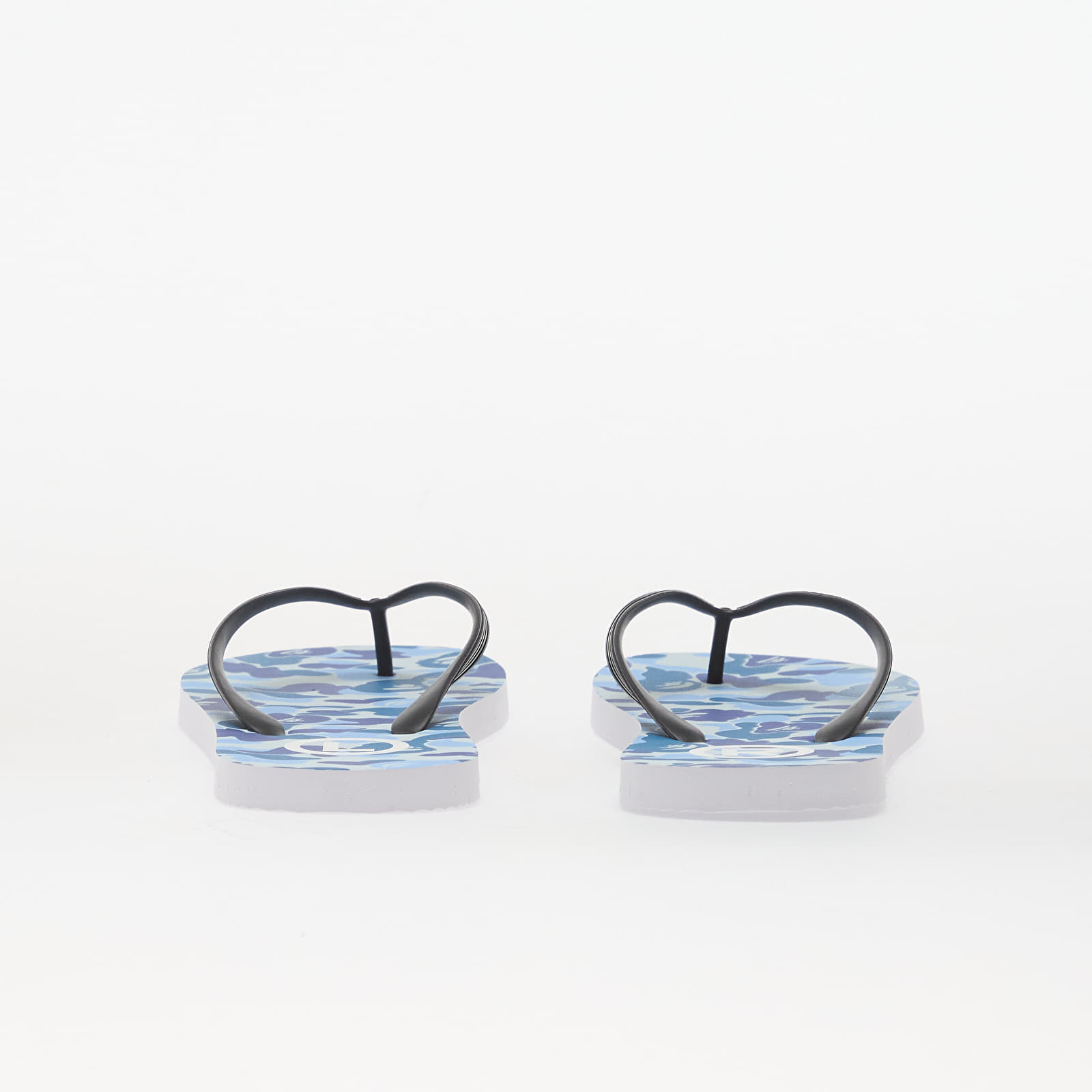 Herresko A BATHING APE Abc Camo Beach Sandals M Blue