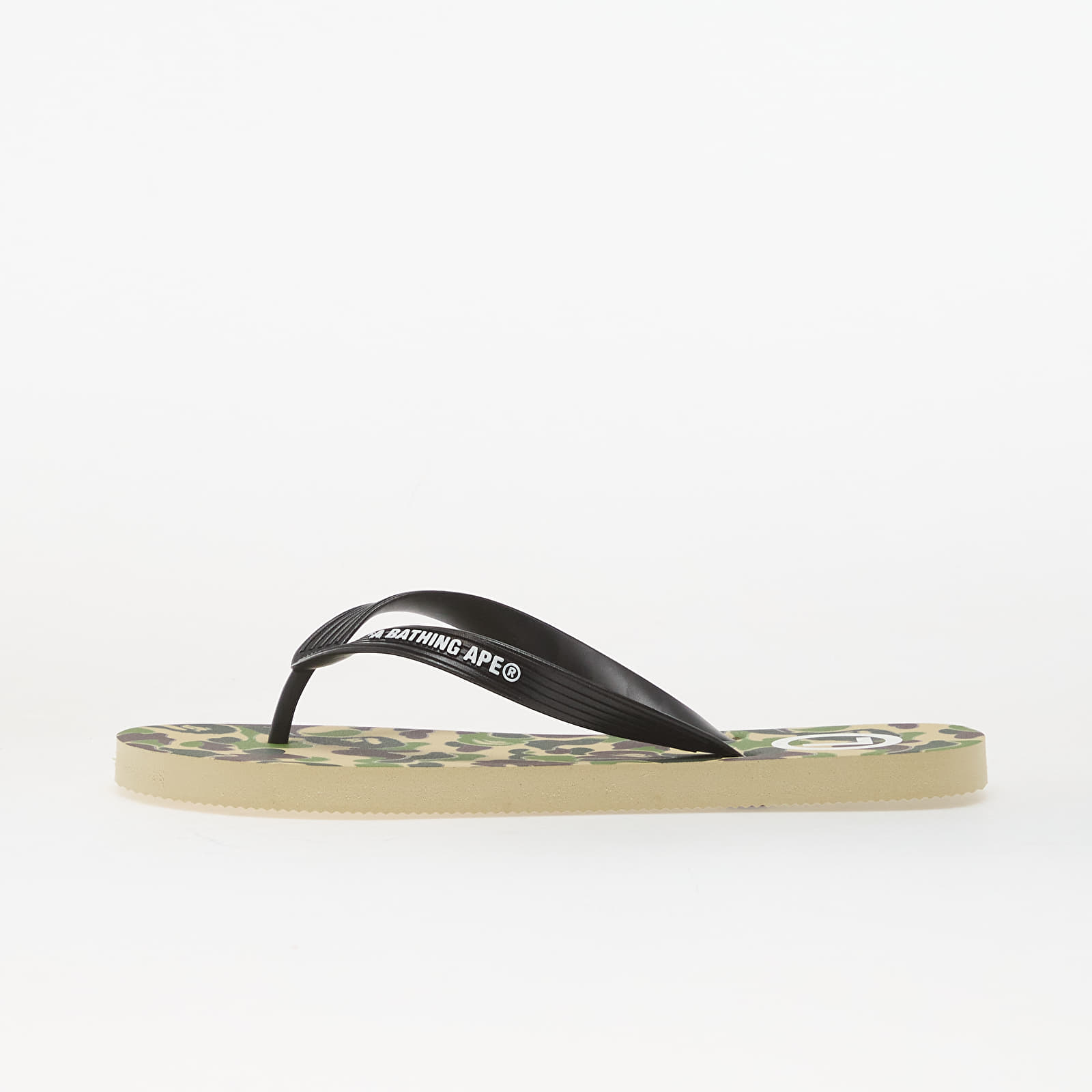 Herresko A BATHING APE Abc Camo Beach Sandals M Green
