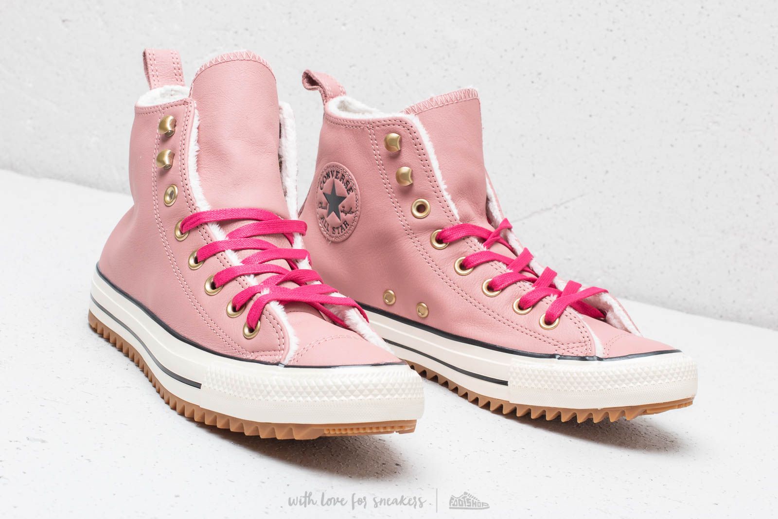 Damen Sneaker und Schuhe Converse Chuck Taylor All Stars Hiker Boot High Rust Pink/ Pink Pop