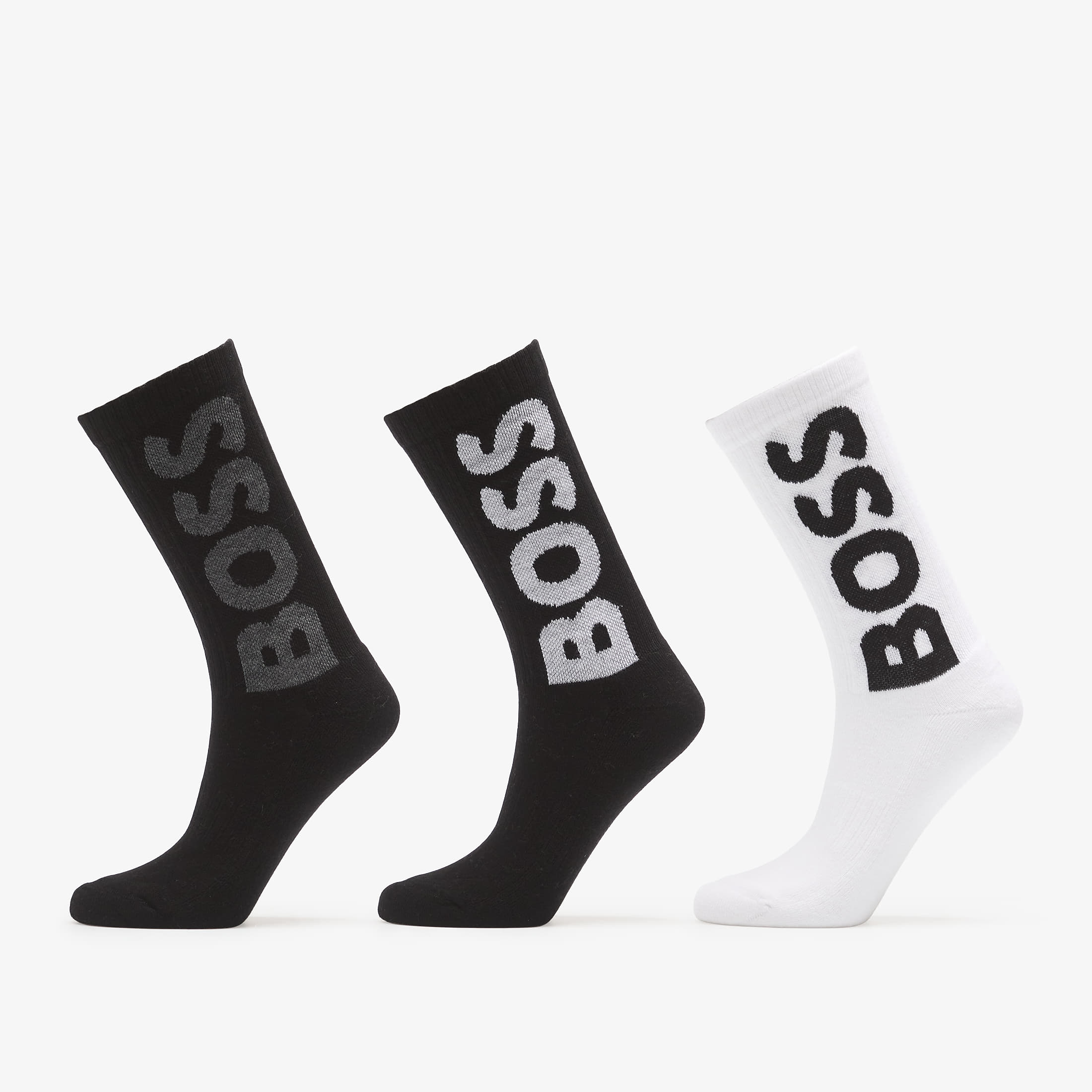 Чорапи Hugo Boss 3-Pack Qs Rib Logo Cc Multicolor 39-42
