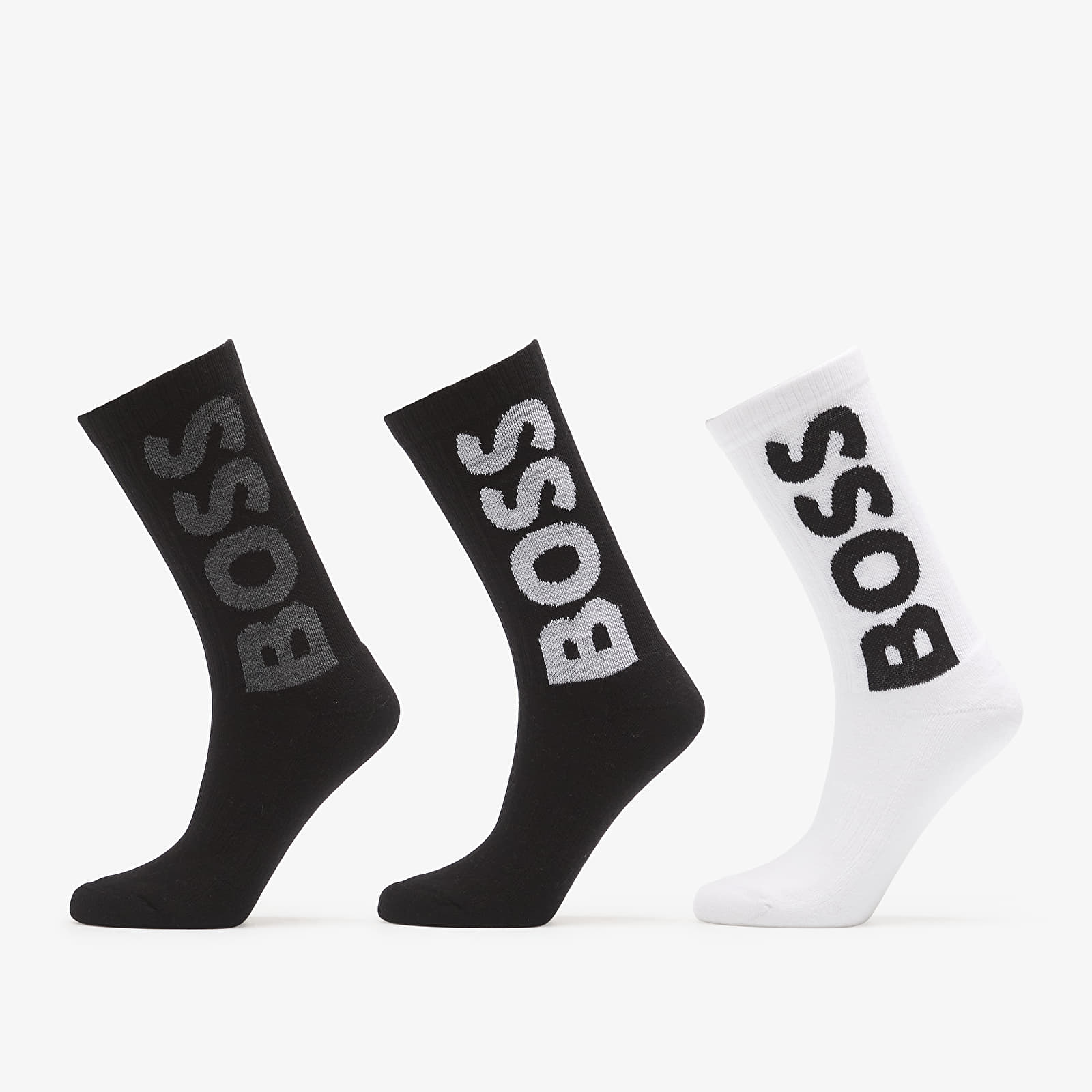 Șosete Hugo Boss 3-Pack Qs Rib Logo Cc Multicolor