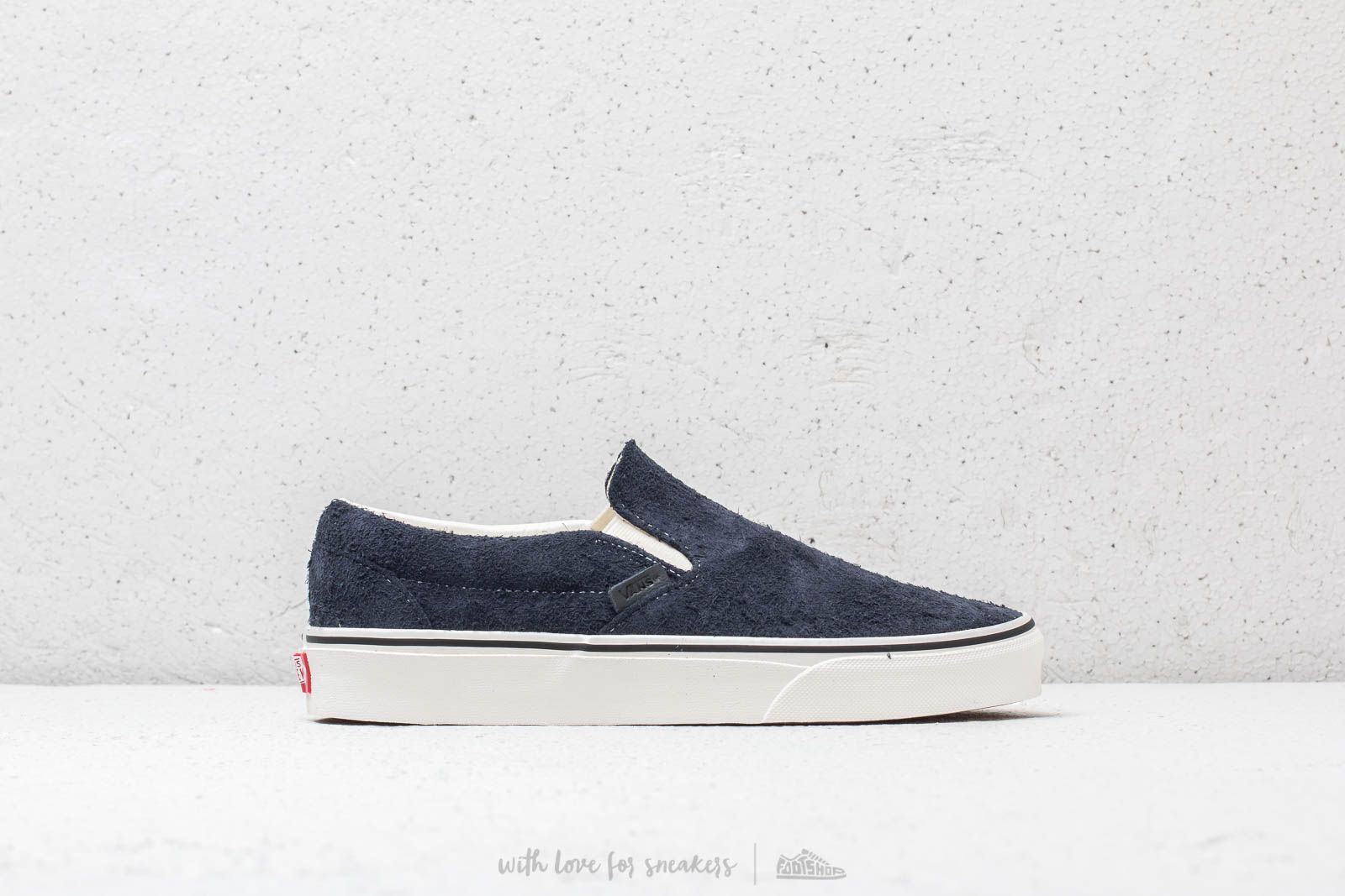 Meeste kingad Vans Classic Slip-On Hairy Seude Sky Captain/ Snow white