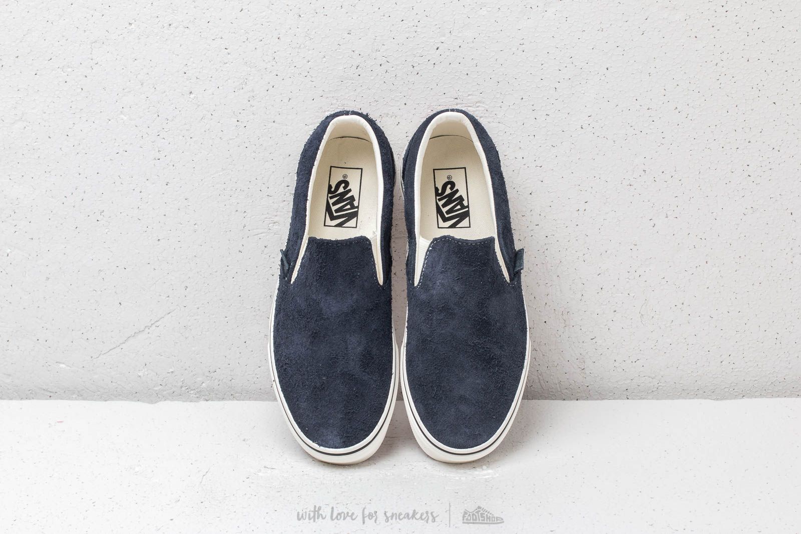 Meeste kingad Vans Classic Slip-On Hairy Seude Sky Captain/ Snow white