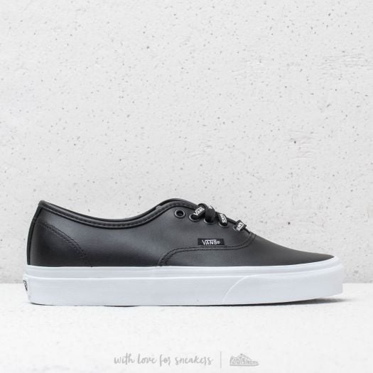 Vans black authentic webbing trainers top