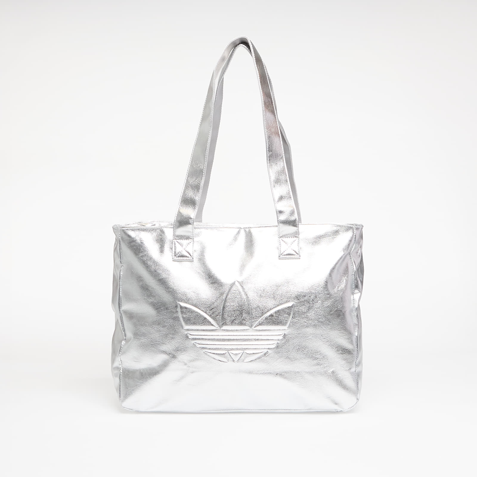 Umhängetaschen für Männer adidas Shopper Metallic Pu Bag Silver Met.