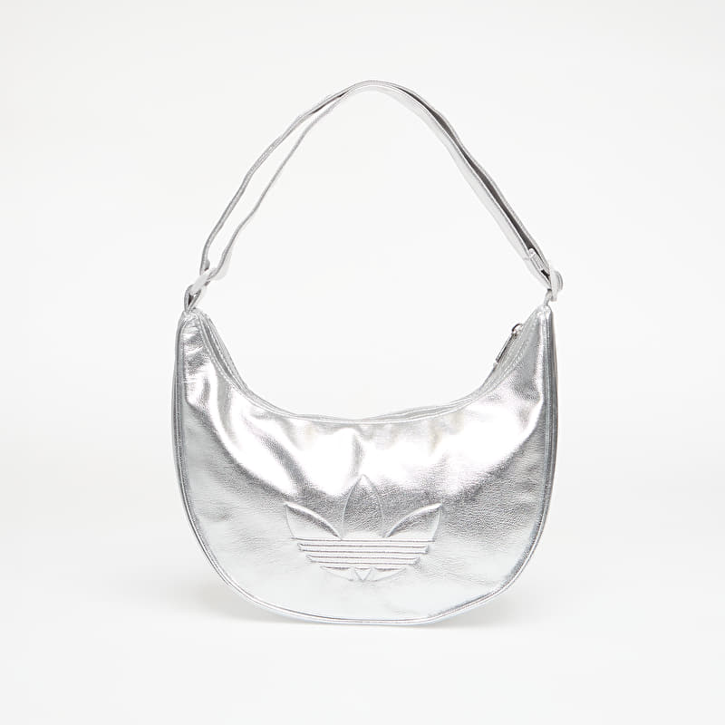 Borsa adidas Adicolor Half Crescent Bag Metallic Pu Silver Met.