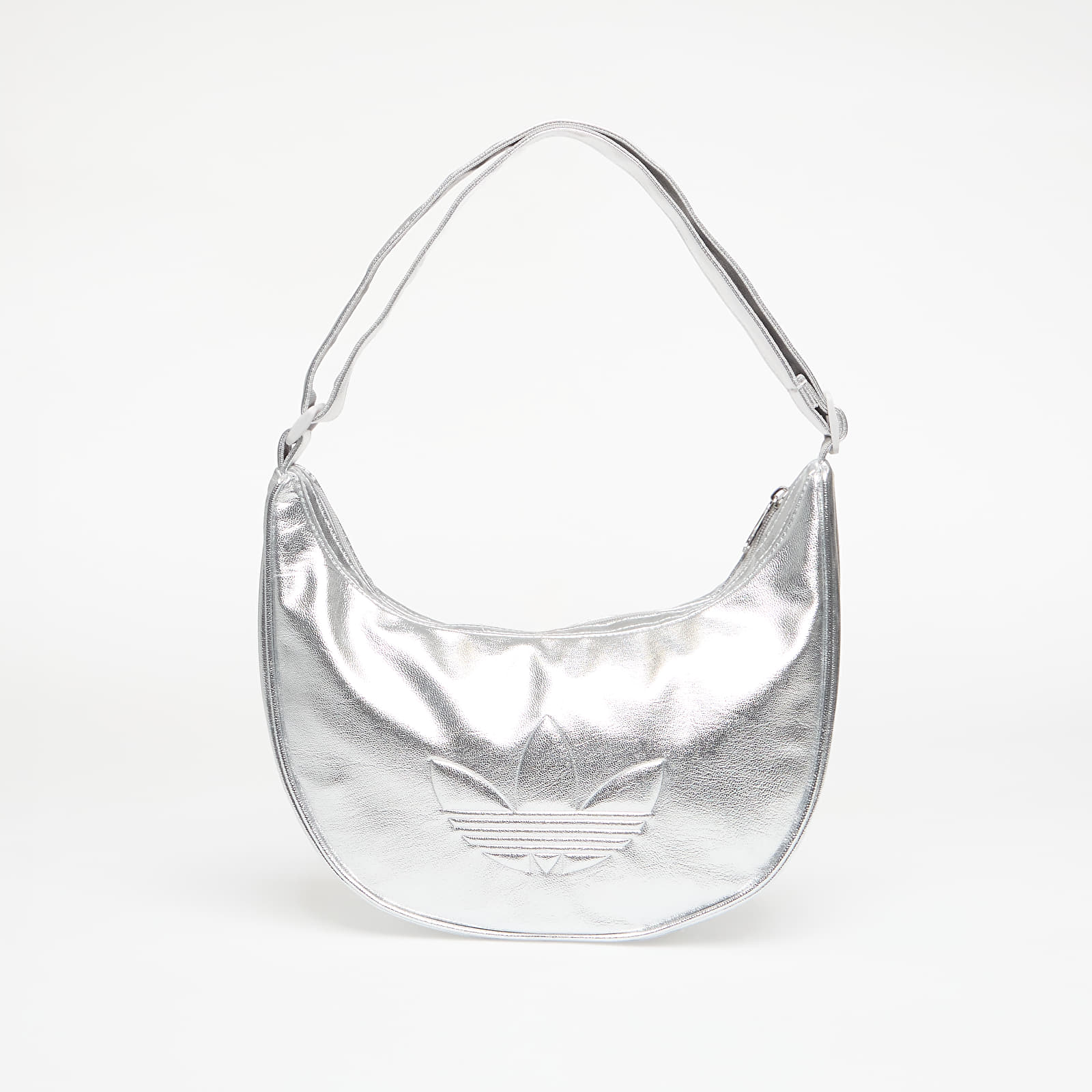 Bandoleras adidas Adicolor Half Crescent Bag Metallic Pu Silver Met.