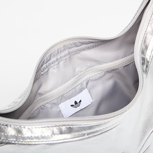 adidas Adicolor Half Crescent Bag Metallic Pu Silver Met. | Footshop