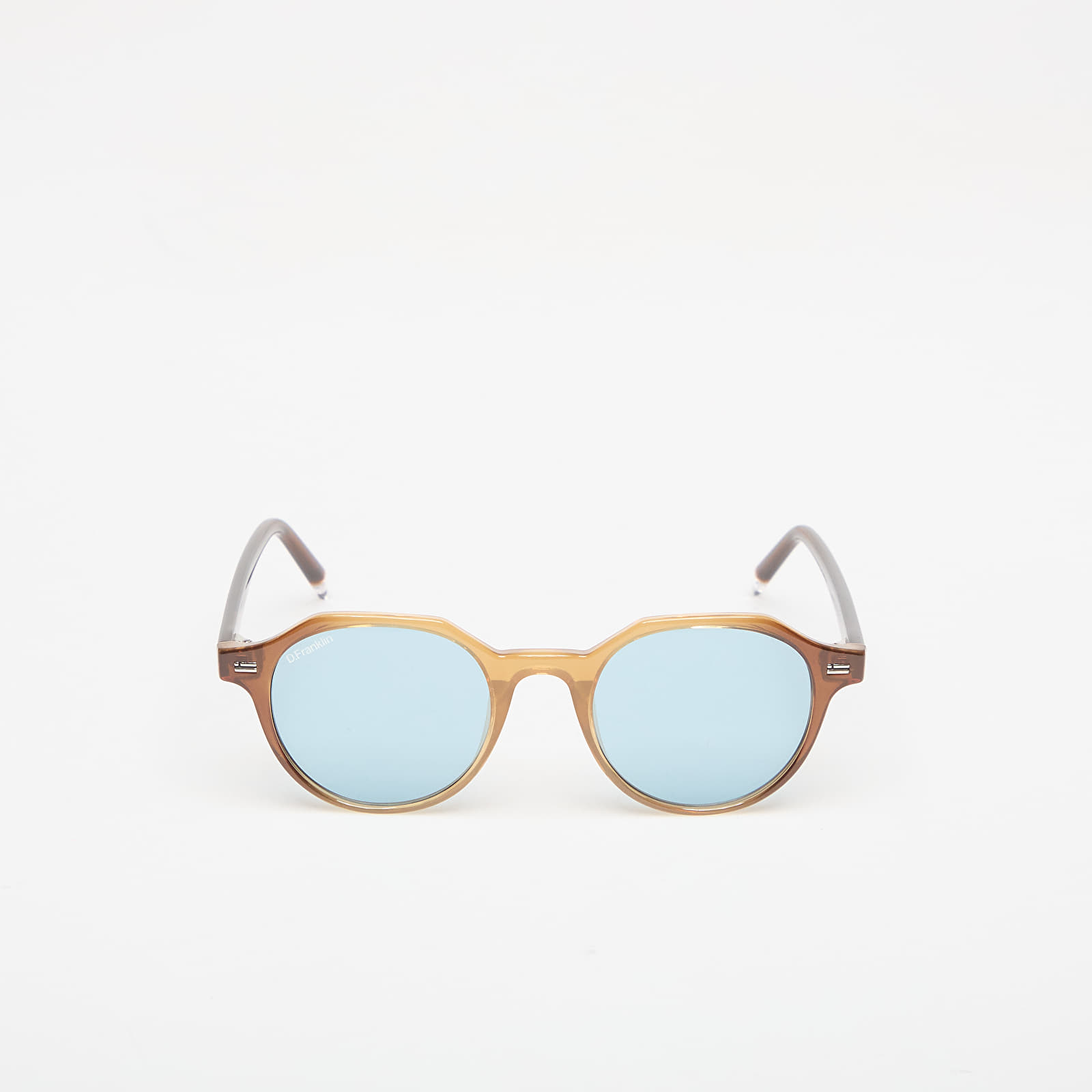 Sonnenbrillen D.Franklin Ultra Light S Round Trans Brown/ Trans Blue