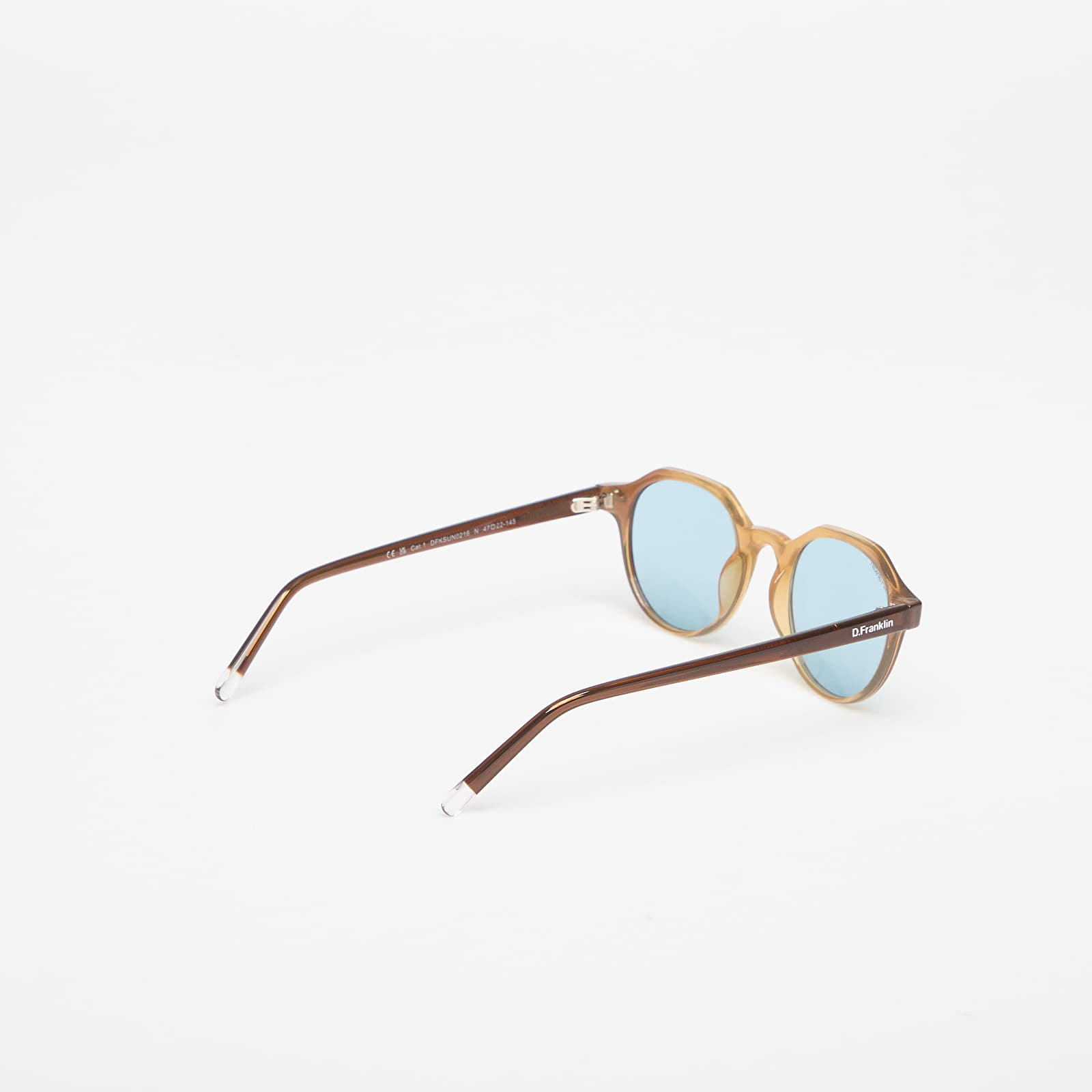 Sonnenbrillen D.Franklin Ultra Light S Round Trans Brown/ Trans Blue
