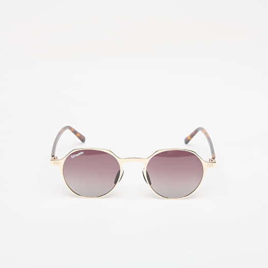 Sonnenbrille D.Franklin Ultra Light S Round Metal Gold/ Gradient Brown