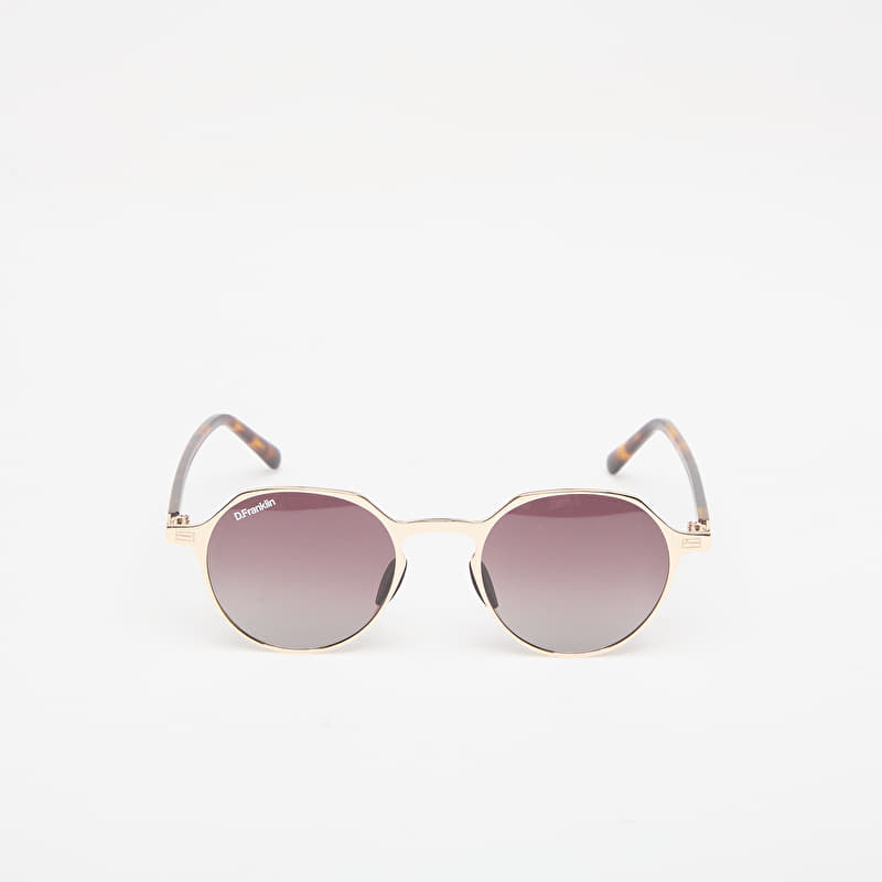 Sonnenbrille D.Franklin Ultra Light S Round Metal Gold/ Gradient Brown