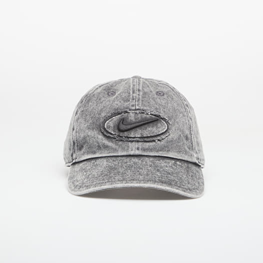 Hette Nike Club Unstructured Denim Patch Cap Anthracite/ Anthracite