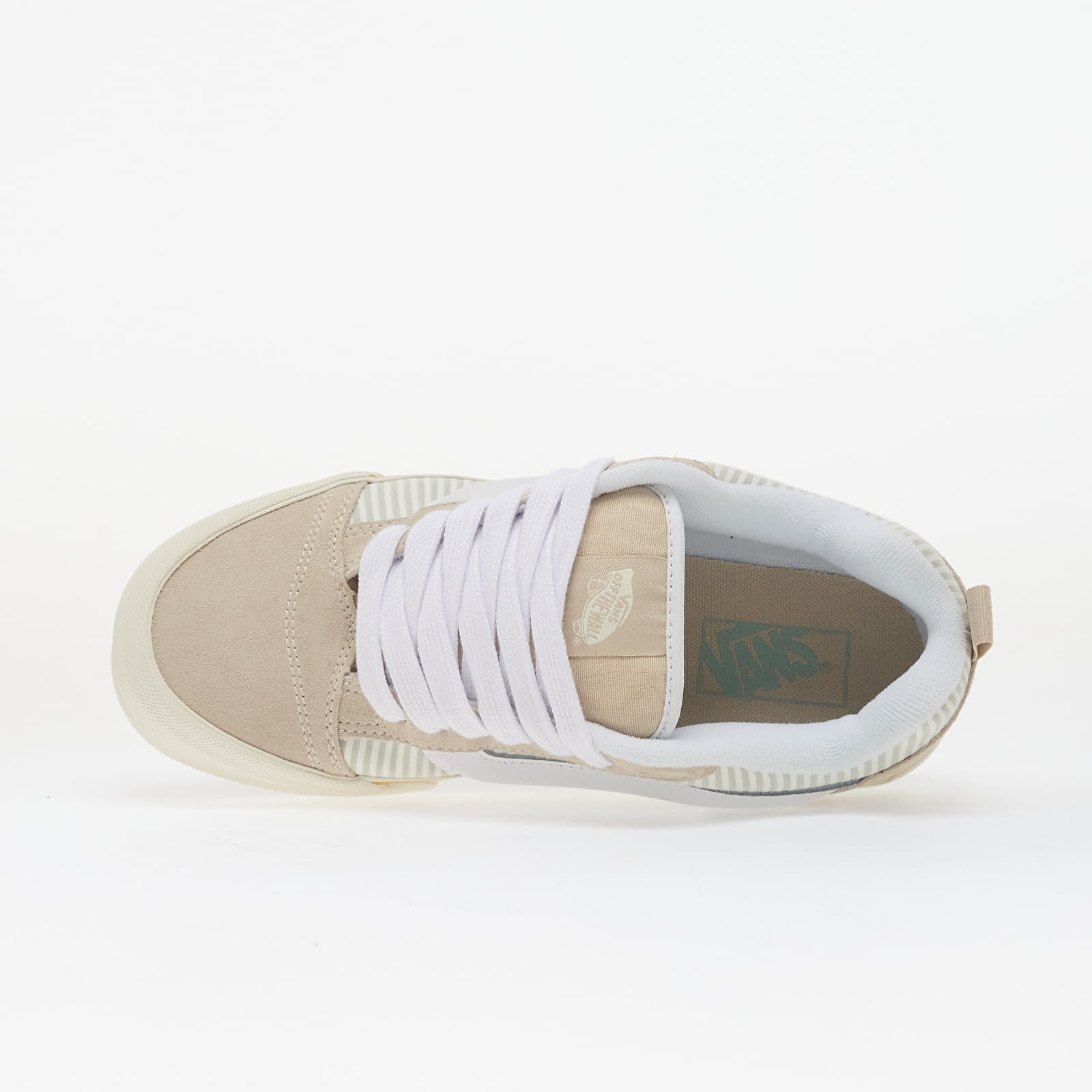 Herren Sneaker und Schuhe Vans Knu Skool Stripes Oatmeal