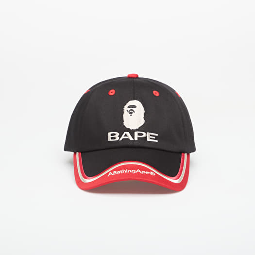 Mütze A BATHING APE Football Team Cap Black UNISEX