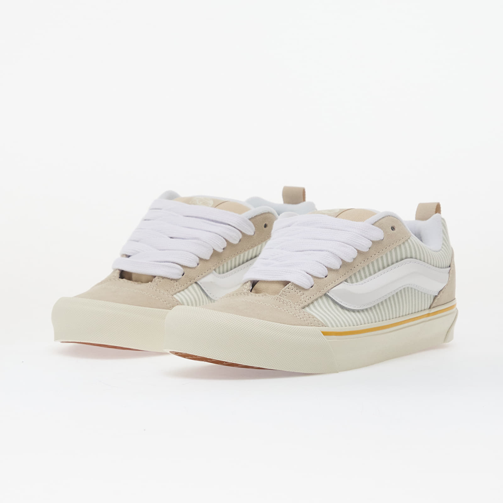 Herren Sneaker und Schuhe Vans Knu Skool Stripes Oatmeal