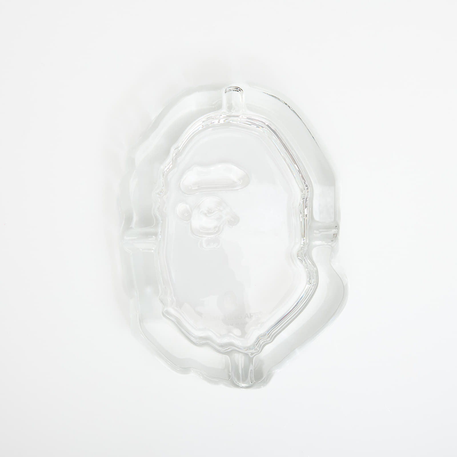 Other accessories A BATHING APE Ape Head Glass Ashtray Clear