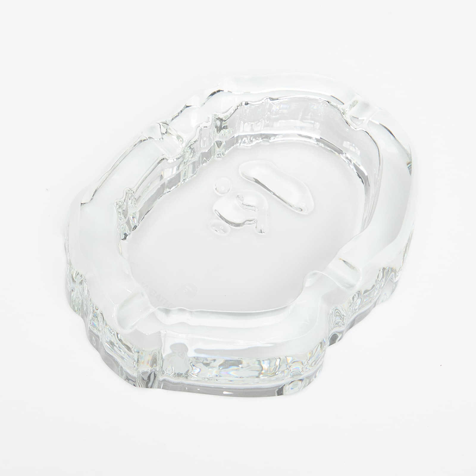 Other accessories A BATHING APE Ape Head Glass Ashtray Clear
