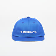 A BATHING APE Logo Panel Cap Blue UNISEX