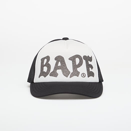 Mütze A BATHING APE Bape Glitter Print Mesh Cap Black