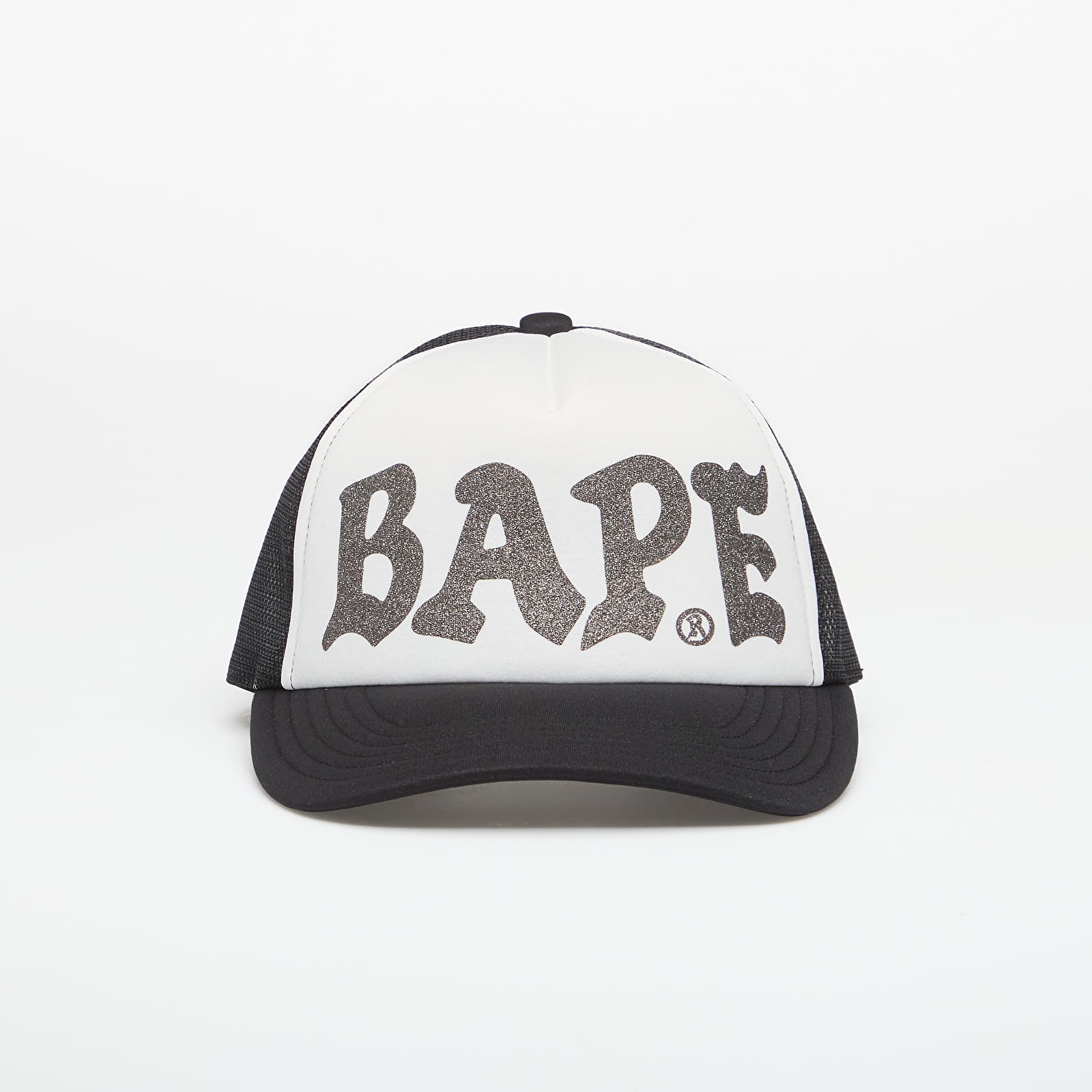 Caps A BATHING APE Bape Glitter Print Mesh Cap Black