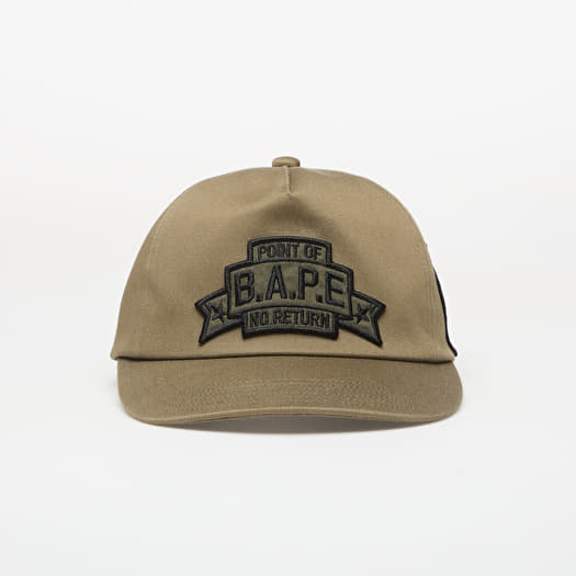 A BATHING APE Multi Patch Cap Olivedrab