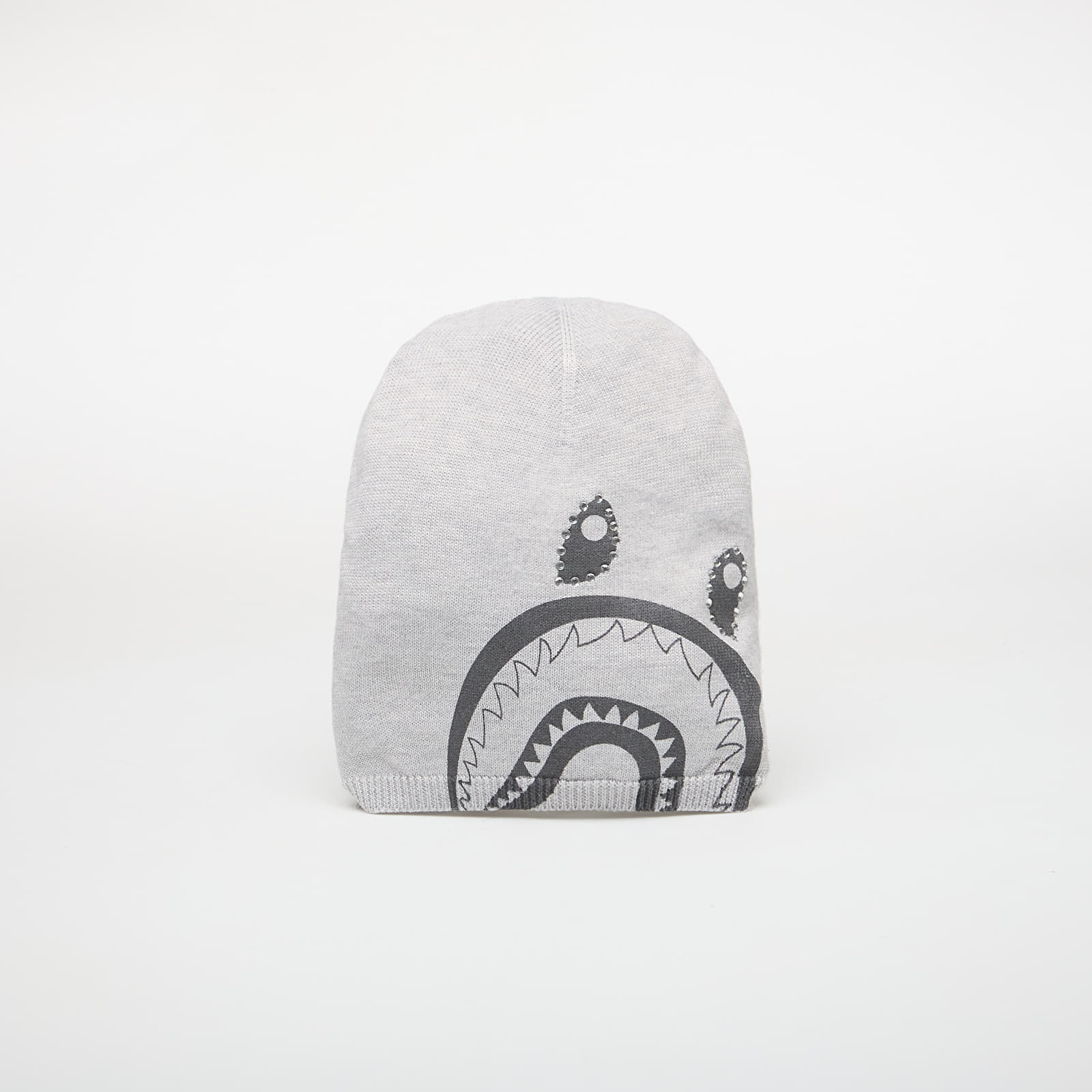 Mützen A BATHING APE Crystal Shark Knit Cap Gray
