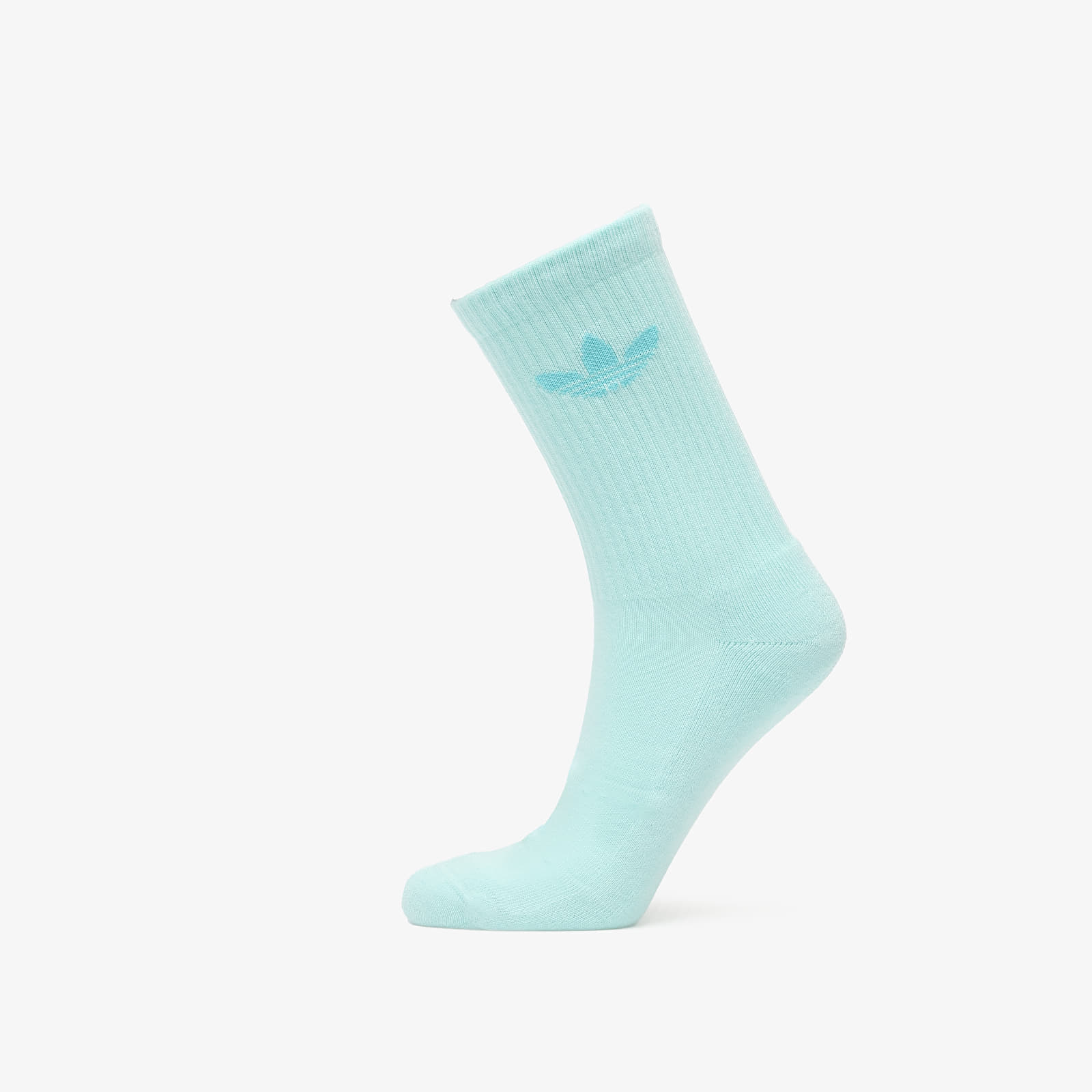 Socks adidas Trefoil Crew Socks 10-Pack Silver Green/ Glow Pink/ Semi Flash Aqua