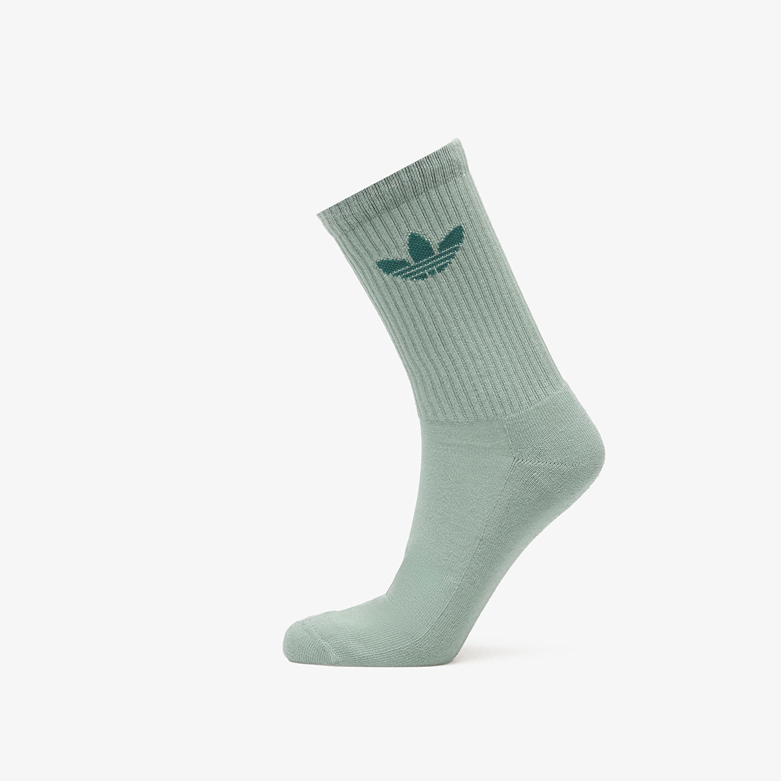 Socks adidas Trefoil Crew Socks 10-Pack Silver Green/ Glow Pink/ Semi Flash Aqua