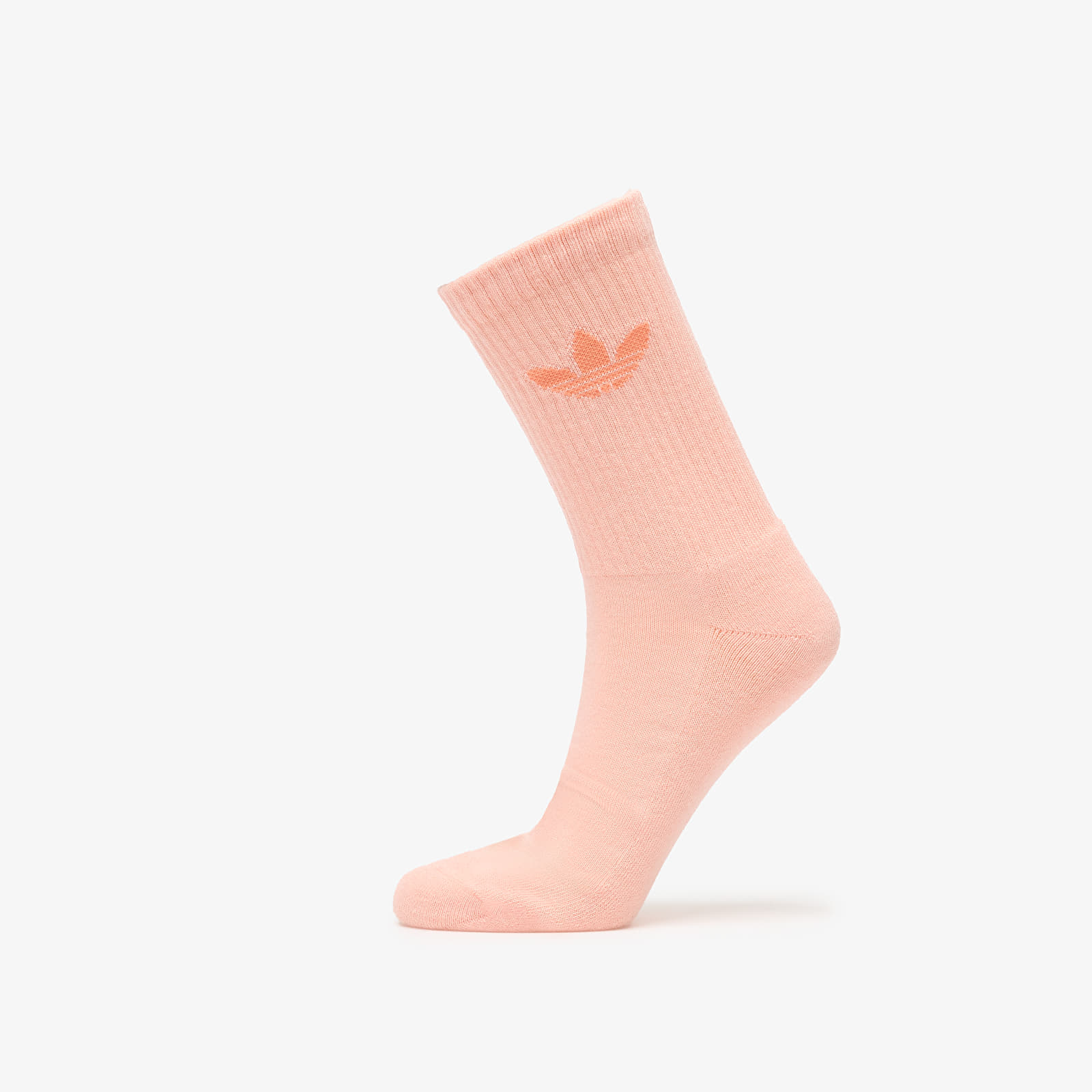 Socks adidas Trefoil Crew Socks 10-Pack Silver Green/ Glow Pink/ Semi Flash Aqua