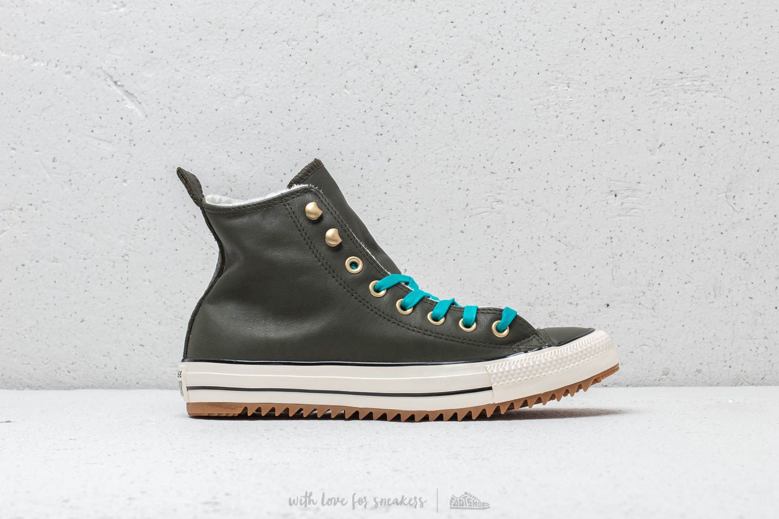 Férfi cipők Converse Chuck Taylor All Stars Hiker Boot High Utility Green/ Rapid Teal
