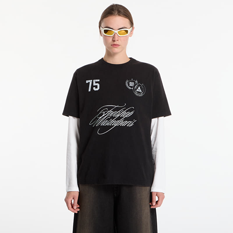 T-skjorte Footshop x Wasted T-Shirt Faded Black