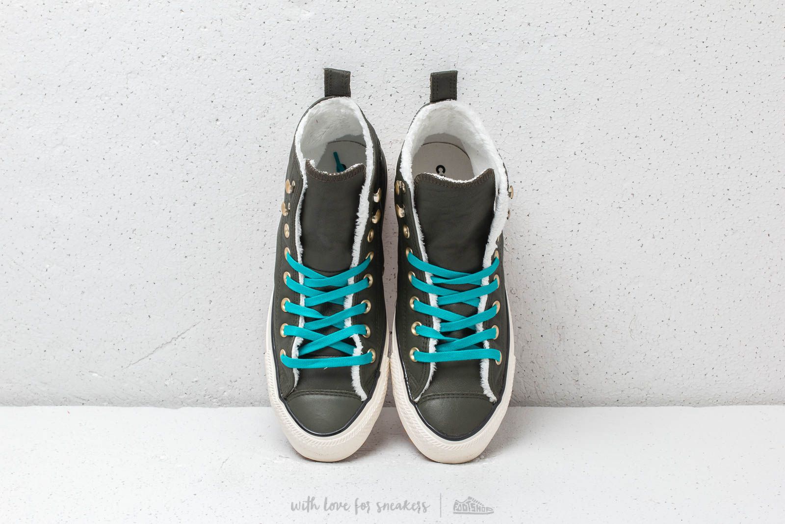 Férfi cipők Converse Chuck Taylor All Stars Hiker Boot High Utility Green/ Rapid Teal