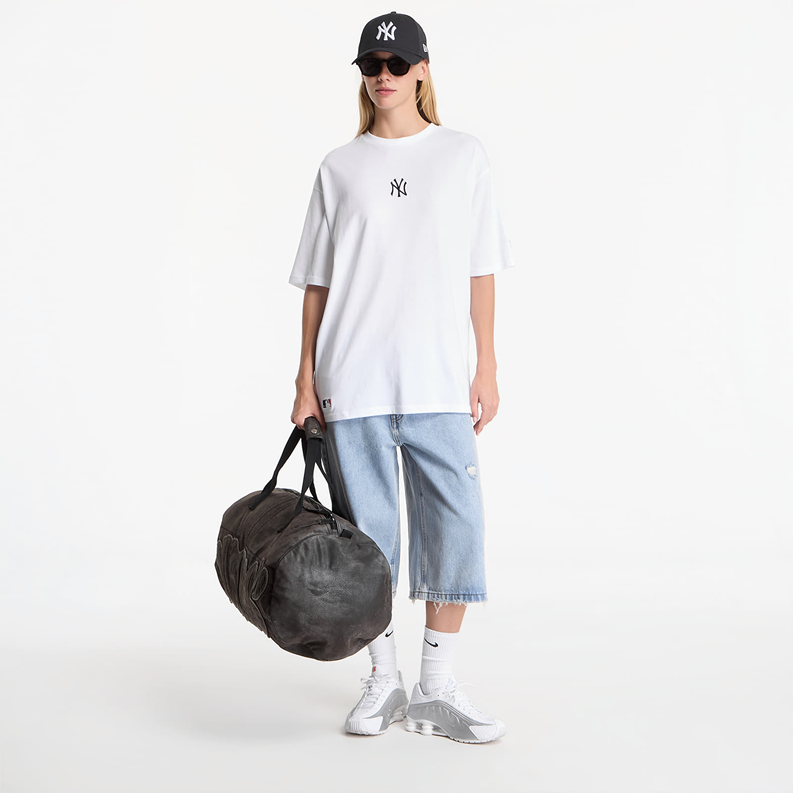 T-shirts New Era MLB Nos Le Midi OS Tee New York Yankees UNISEX Optic White