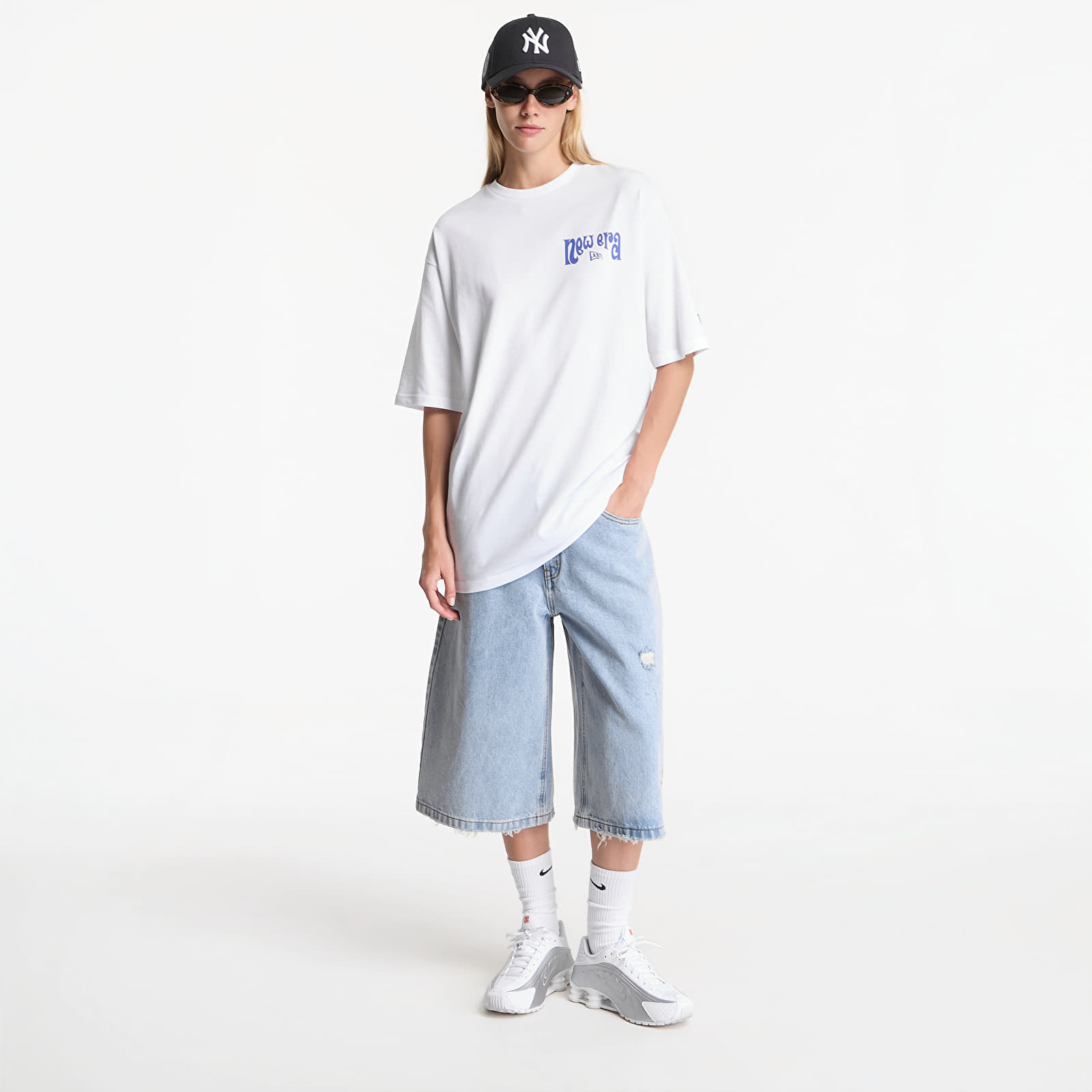 T-shirts New Era Fun Graphic OS Tee UNISEX Optic White