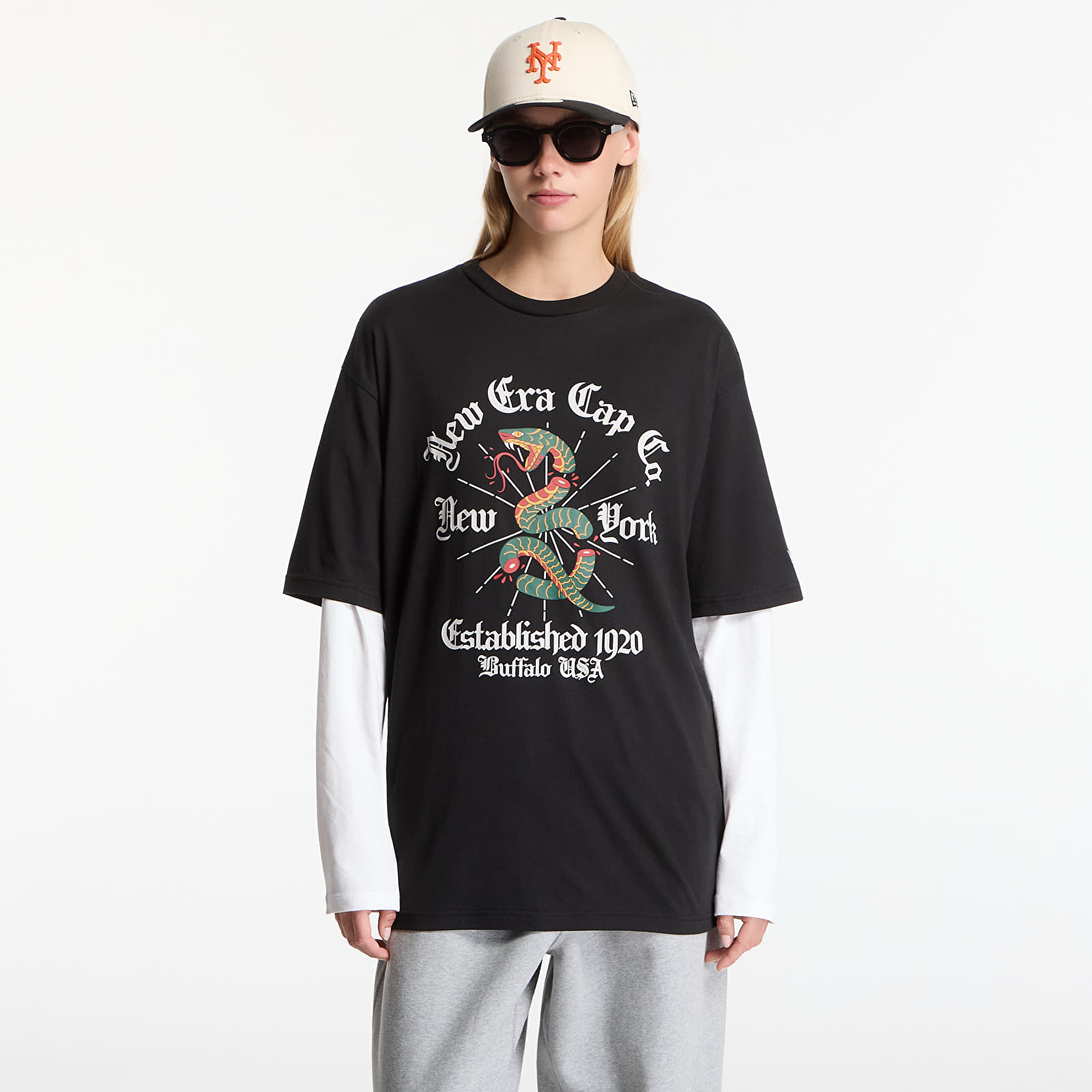 T-shirts New Era OS Graphic Tee UNISEX Black