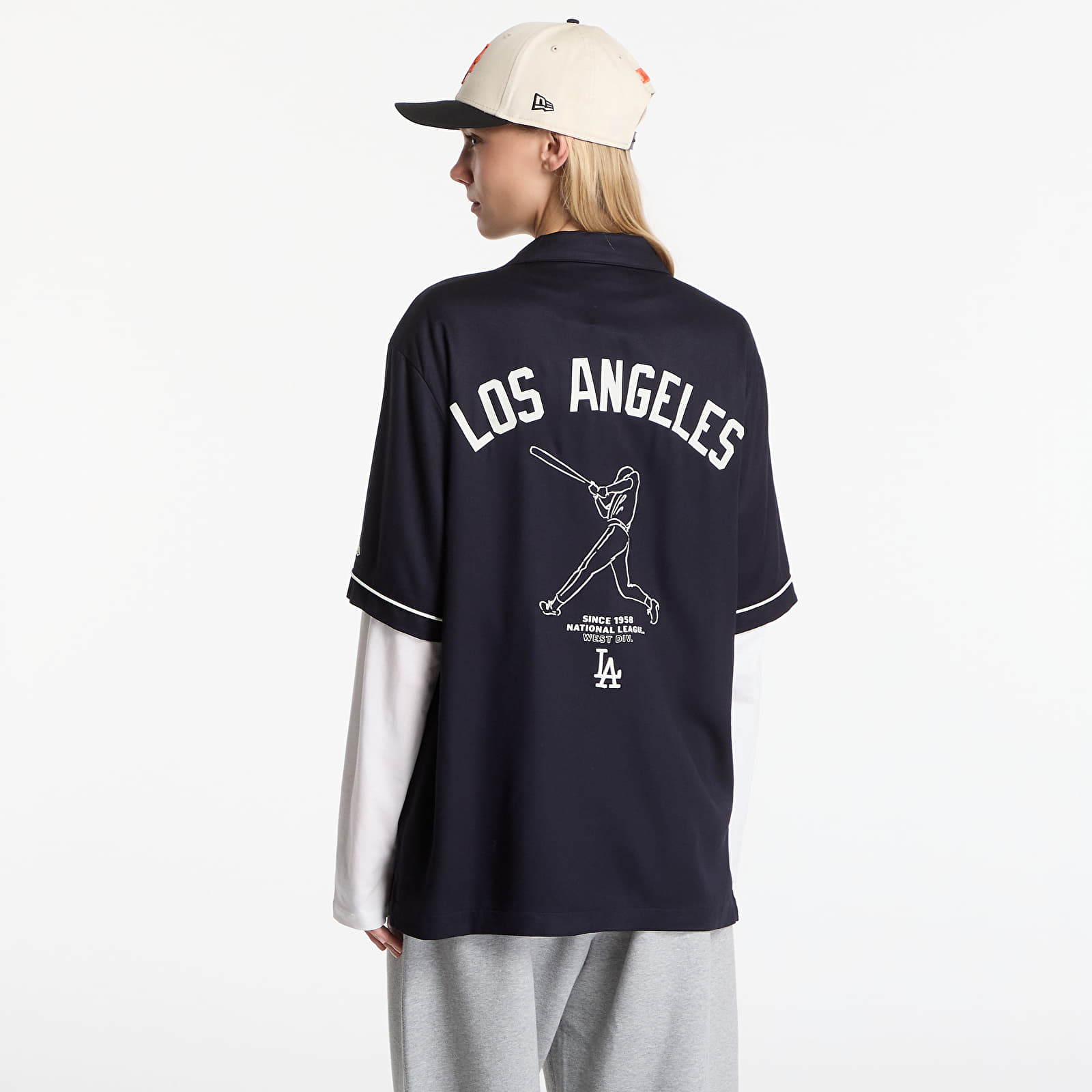 Shirts New Era MLB Graphic Revere Shirt Los Angeles Dodgers UNISEX Navy