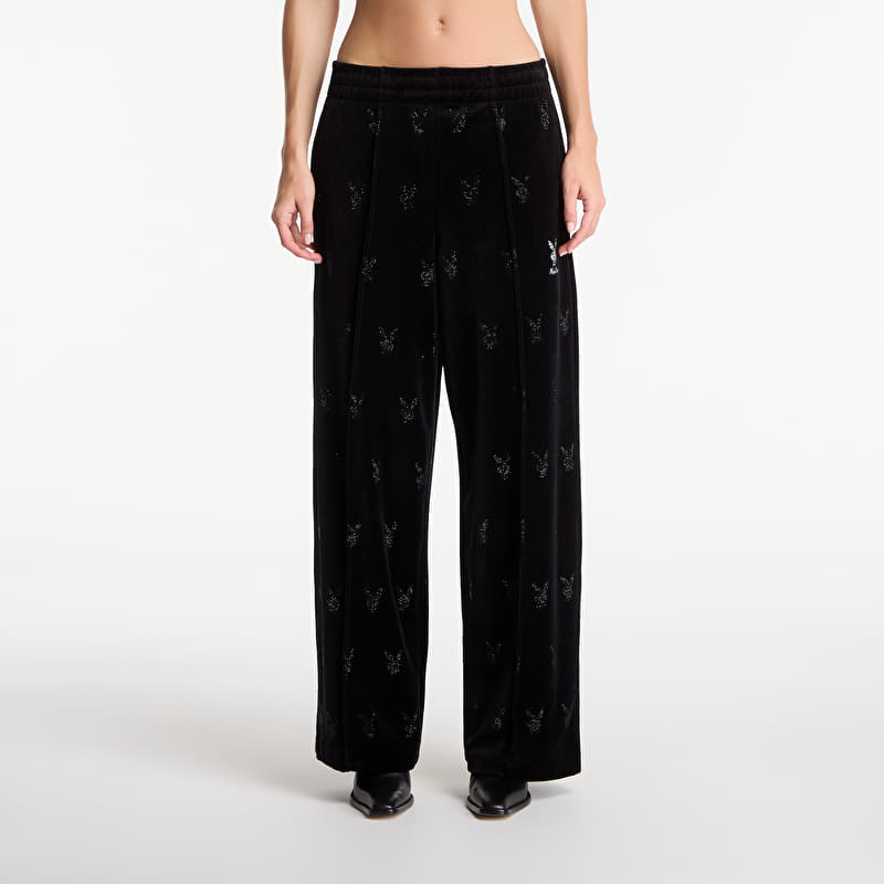 Playboy x FTSHP Velvet Sweatpants Black