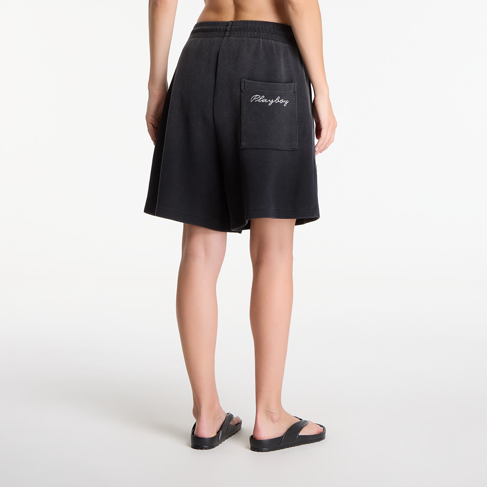 Shorts Playboy x FTSHP Waffle Sweatshorts Dark Grey