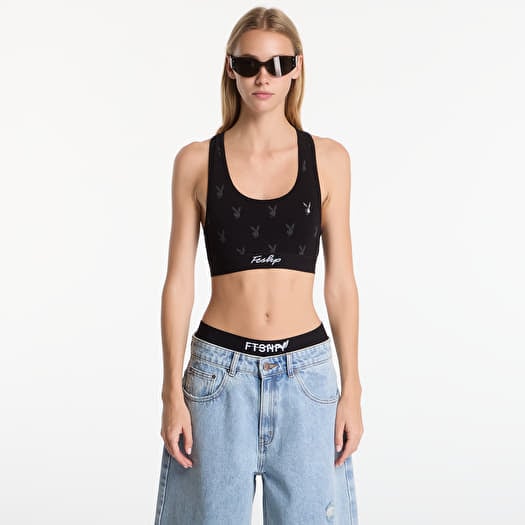 Playboy x FTSHP Underwear Womans Bralette 1 Pack Black