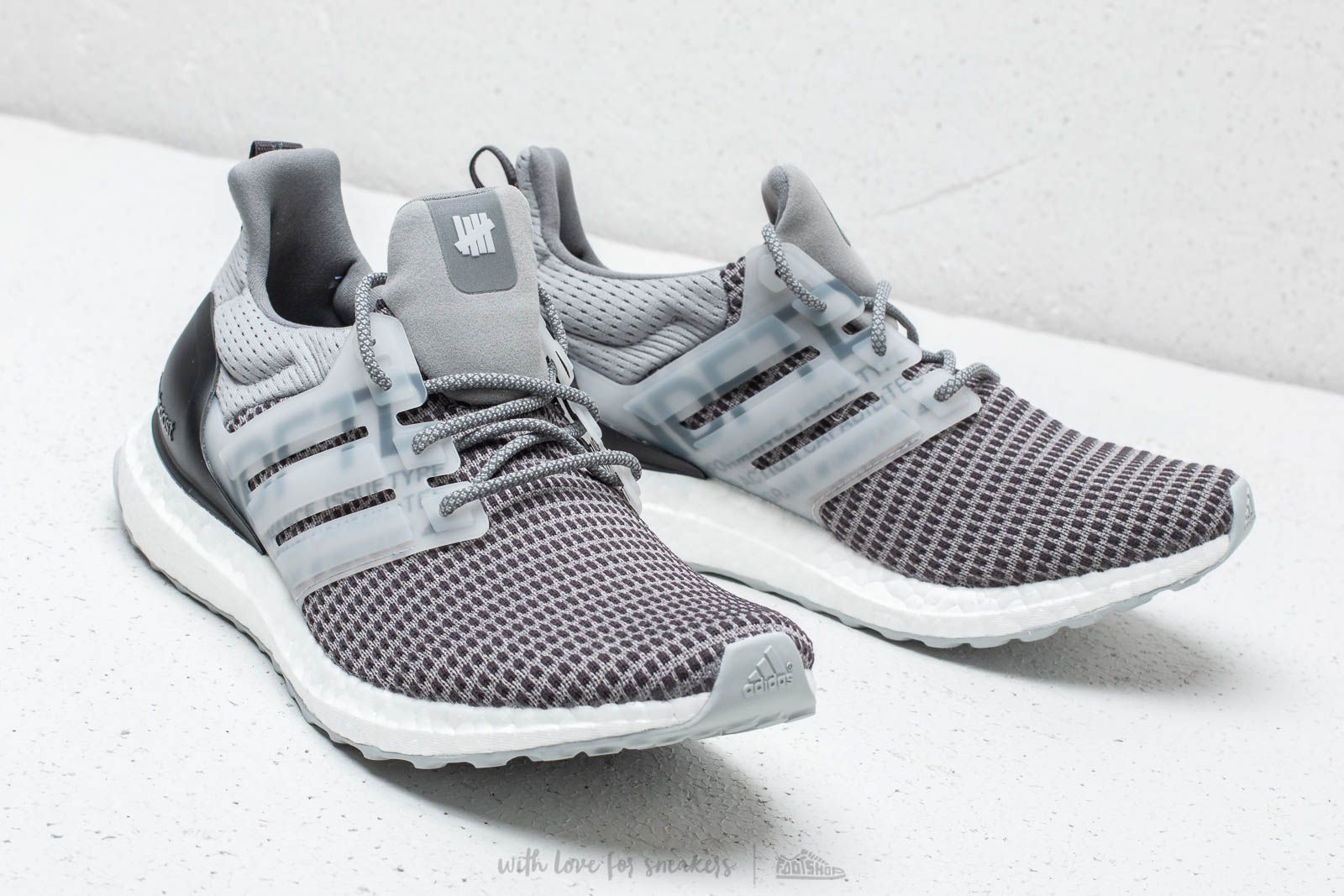 Adidas x undefeated ultra boost shift grey cinder & black new arrivals