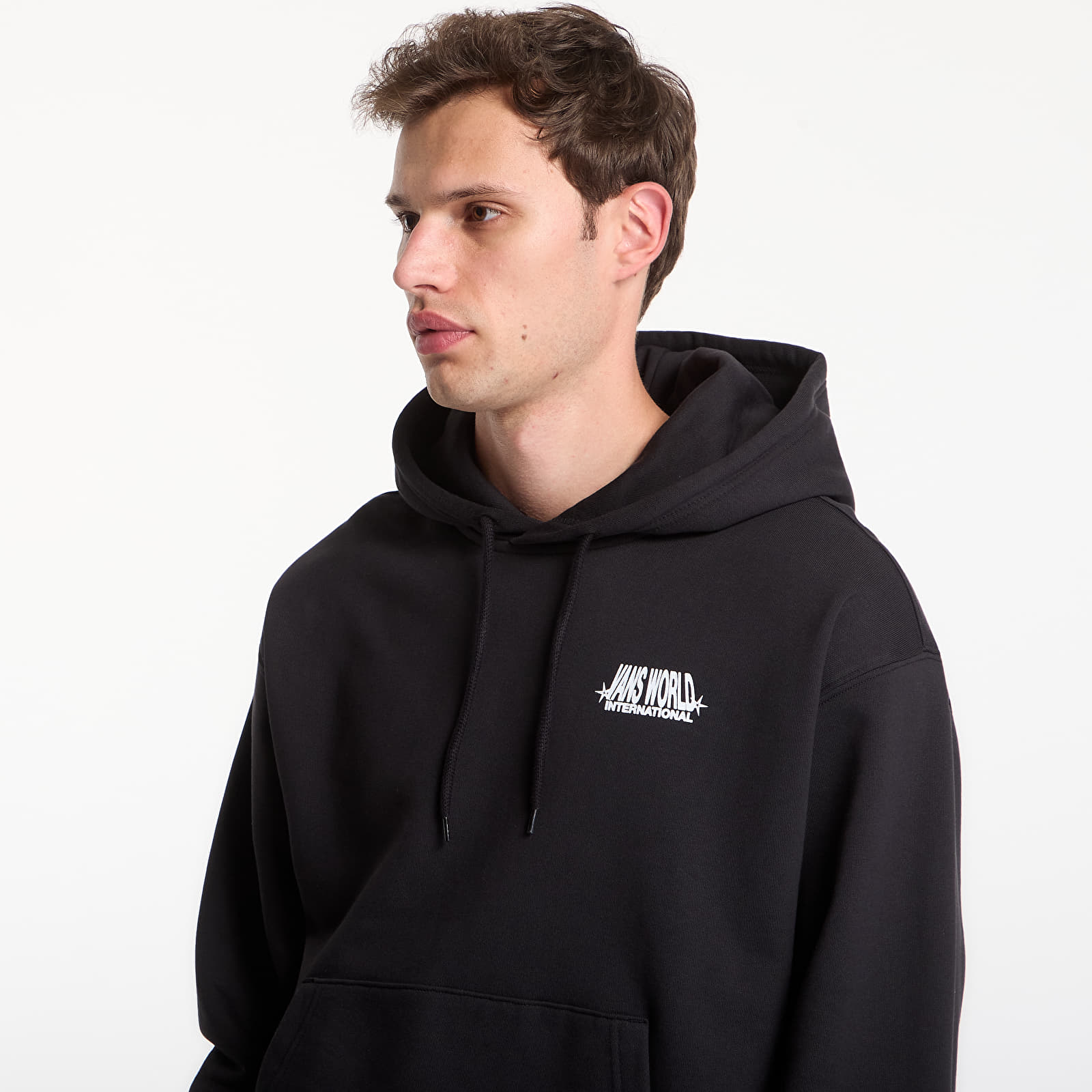 Hoodies für Männer Vans World Intl Pullover Black