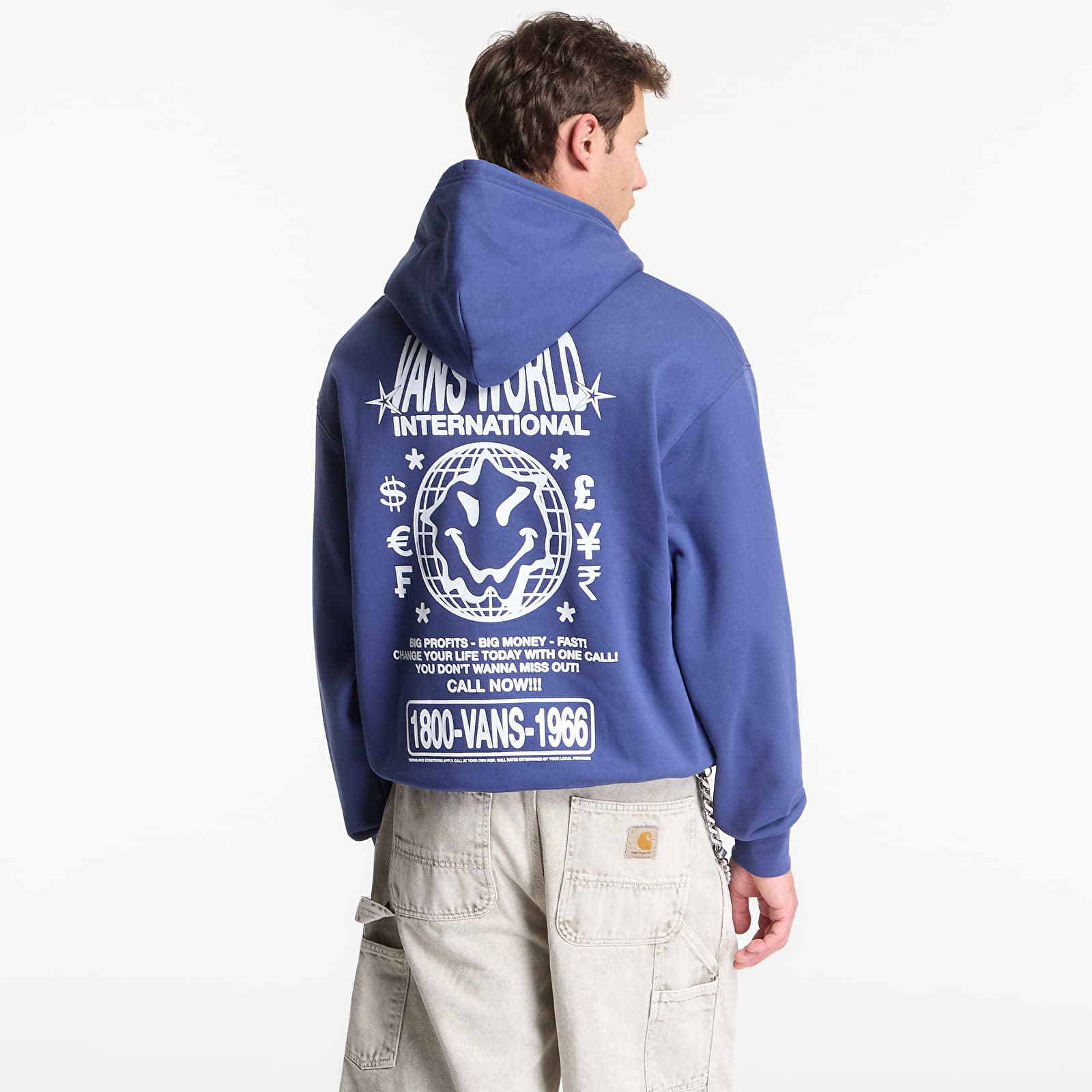 Men's hoodies Vans World Intl Pullover True Navy