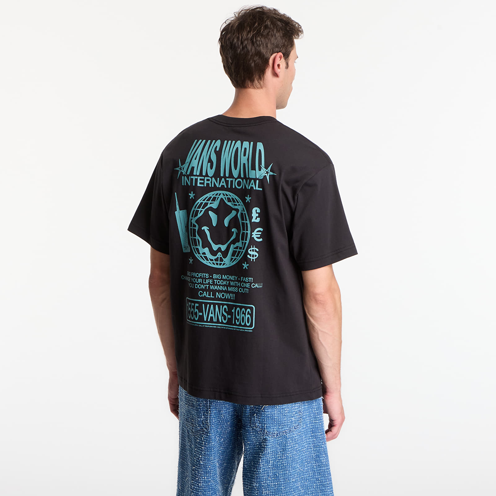 Чоловічі футболки Vans World Intl SS Tee Black