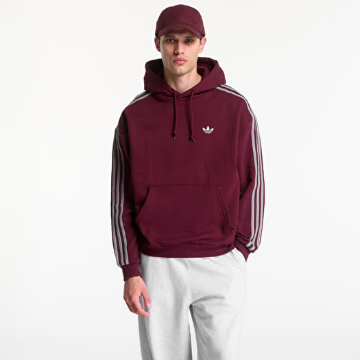 Sweatshirt adidas Adicolor Classics 3-Stripes Hoody Maroon