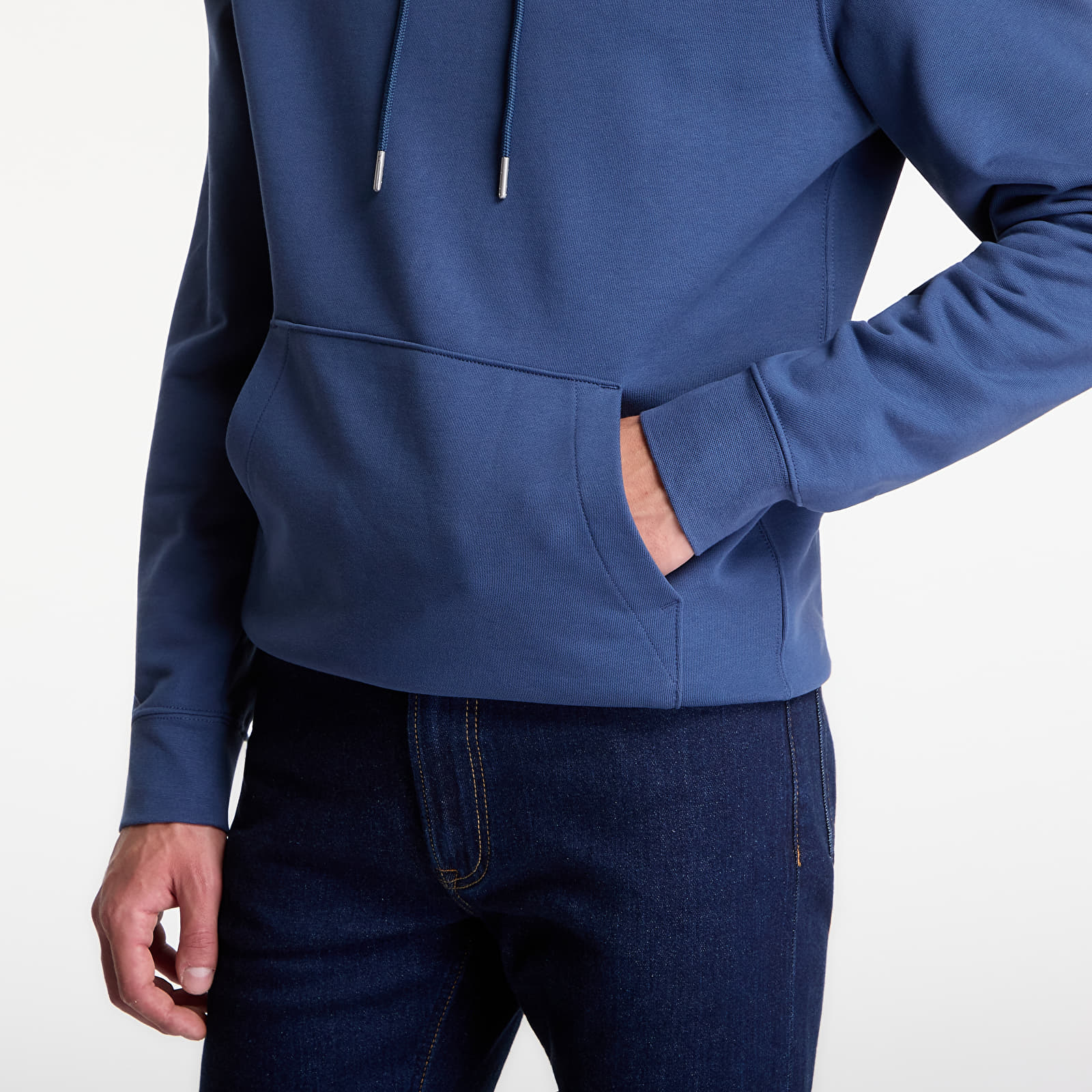 Hoodies für Männer Calvin Klein Ls 350terry Eu Sp Graphic Hoodie Dark Denim