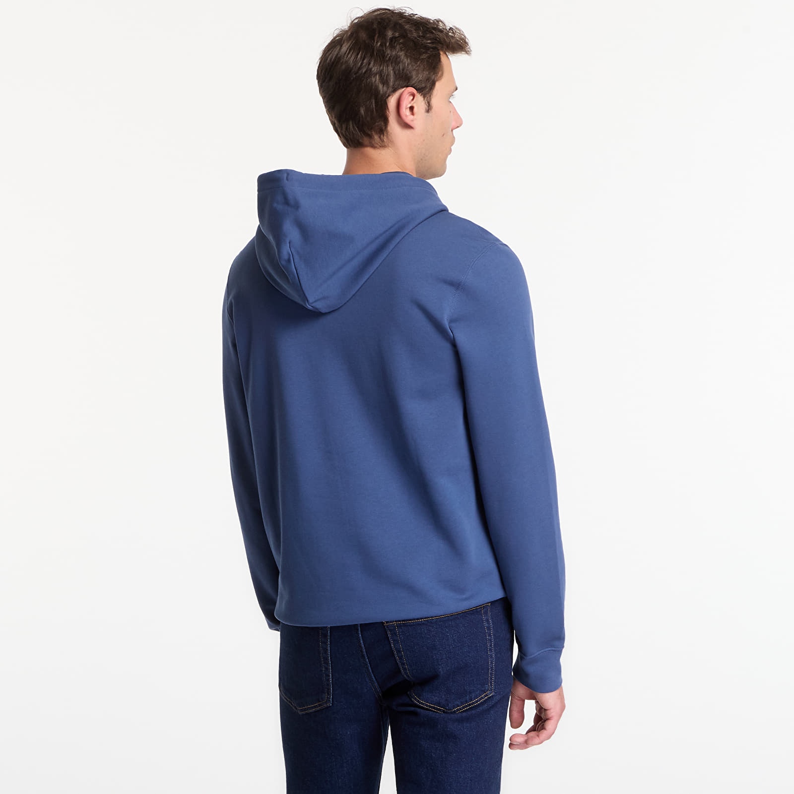 Hoodies für Männer Calvin Klein Ls 350terry Eu Sp Graphic Hoodie Dark Denim